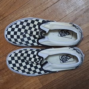Vans Classic Slip Ons Men 7.5 Women 9